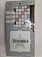 Front of sealed Scrabble Grand Edition retail box