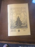 Cover of the book 'Come A Singing Canadian Folk Songs' showing title, author names and illustration of a tree with musical notes.