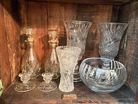 group shot of all eight crystal pieces