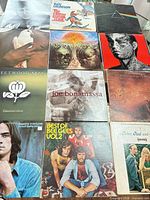 Overview of 12" LP jackets laid out in grid