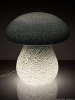 Lamp illuminated, front view