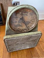 Front view showing Hanson dial and platform