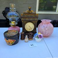 All items on tabletop showing group layout