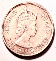 Obverse showing Queen Elizabeth II portrait and legend