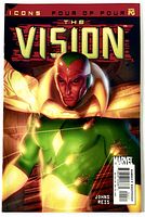 Front cover of Avengers Icons: The Vision #4 comic