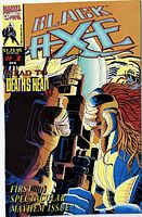 Front cover of Black Axe #1 showing title, artwork and price box
