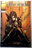 Front cover of Dark Minds #1 comic book showing title, publisher logo, artwork