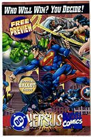 Front cover of DC Versus Marvel #1 Consumer Preview comic