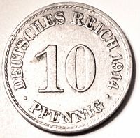 Reverse showing denomination 10 and legend