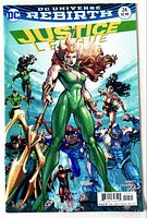 Front cover showing Justice League #24 DC Universe Rebirth comic