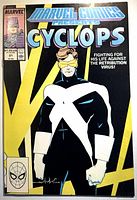 Front cover showing full comic, title, Cyclops artwork, price box