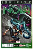Front cover of Nova #9 Marvel comic