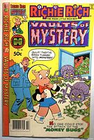 Front cover of Richie Rich Vaults of Mystery No. 36 showing artwork and issue details