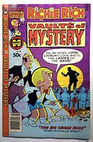 Front cover showing issue number 39, 50¢ price, Richie Rich and Cadbury scene