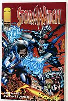 Front cover of Stormwatch Special #1 comic showing title, publisher logo and artwork