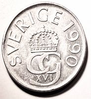 Obverse showing crowned monogram, date and country name