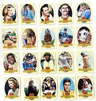 Fronts of all 20 cards laid out 4×5 grid