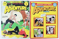 Front covers of both comic books showing titles, issue numbers and artwork