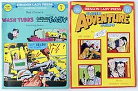 Front covers of both Dragon Lady Press comic books