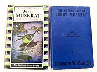 Front covers of both 1943 blue cloth and 1964 pictorial editions