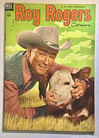 Front cover with Roy Rogers title, Dell logo, 10¢ price, 52 page note