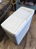 Exterior view of Koolatron cooler showing size and color