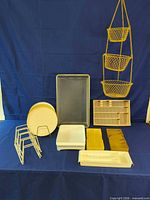 Group shot showing all organizational items for overview