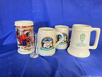 Group view of five drinking vessels