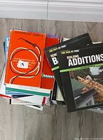 Stack showing welding book and spiral manuals