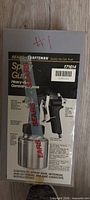 Front view of sealed Sears Craftsman spray gun package