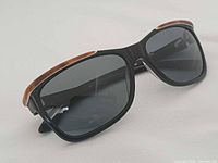 Front three-quarter view of sunglasses