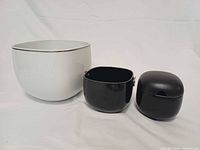 All three bowls side view