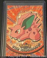 Front of 1999 Topps Pokémon card #32 Nidoran♂ in sleeve
