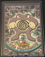 Front of #62 Poliwrath Topps Pokémon card in sleeve