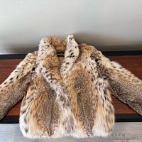 Full view of Neiman Marcus fur coat front side