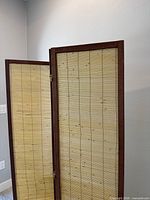 close view of two panels front