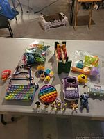 Full lot on table showing all items together