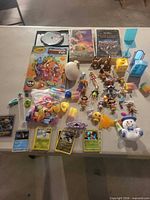 Overall table view showing all items together