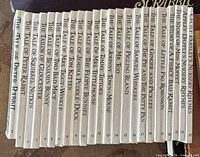 All 23 numbered spines showing sequence and uniform design