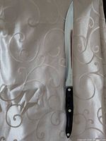 Full view of knife showing blade length and handle