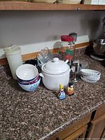 All items grouped on countertop showing quantity and variety