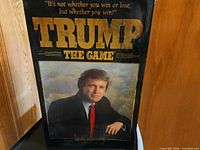 Trump The Game box front with portrait