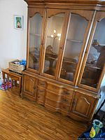full view of china cabinet front