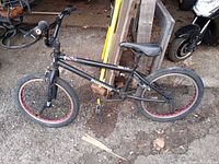 Full view of Mongoose BMX bike left side