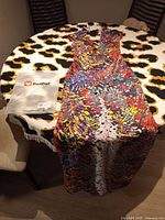 Full view of entire maxi dress laid flat with accompanying PatPat plastic bag visible