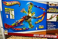 Front of boxed Hot Wheels Wall Tracks Roto-Arm Revolution playset