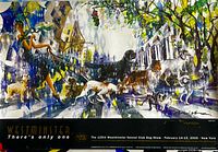 Full view of signed Westminster Kennel Club 2005 poster