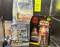 Front view showing all three packaged items