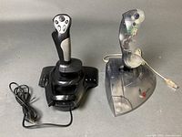 Both USB joysticks side by side