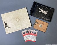 Overview of three albums and four packs of corners